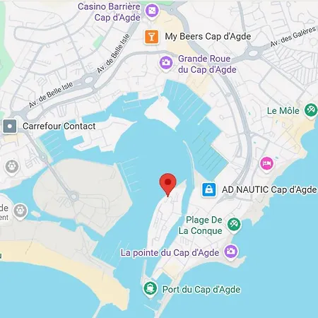 Vue Port Et Cap D'agde Ile Des Pecheurs 아파트
